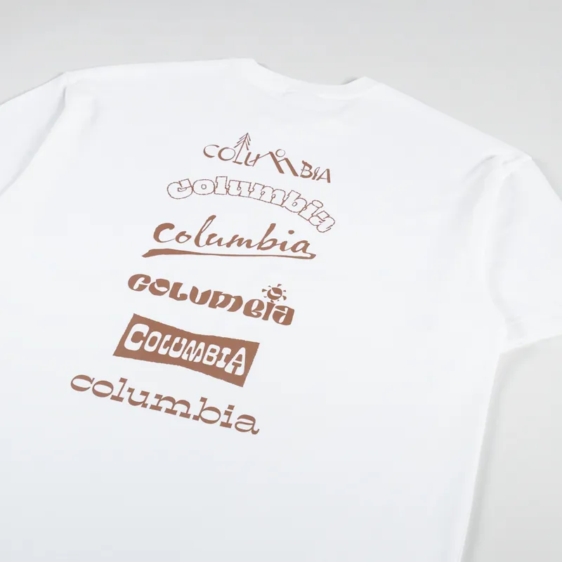 Columbia Burnt Lake Graphic T Shirt White-2