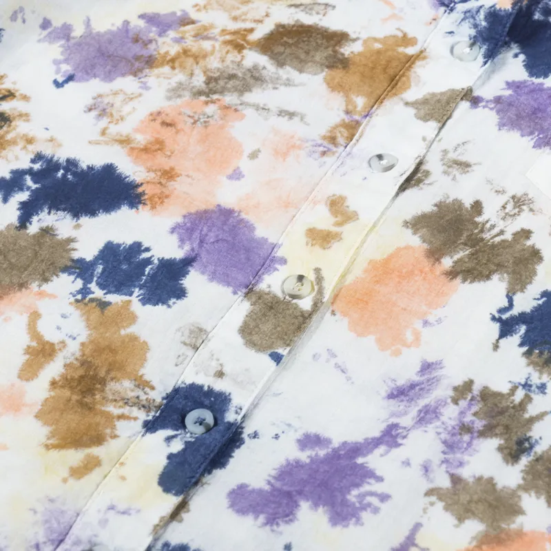 Kavu Womens Girl Party Short Sleeve Shirt Gelato Tie Dye-7