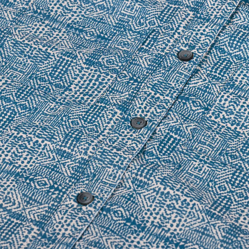 Kavu Womens Sea La Vie Short Sleeve Shirt Beach Motif-6