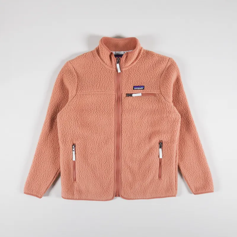 Patagonia Womens Retro Pile Fleece Jacket Sienna Clay-4