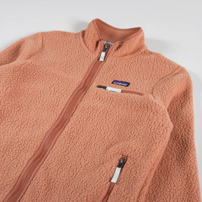 Patagonia Womens Retro Pile Fleece Jacket Sienna Clay-7