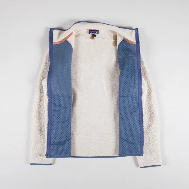 Patagonia Retro Pile Fleece Jacket Dark Natural Utility Blue-1