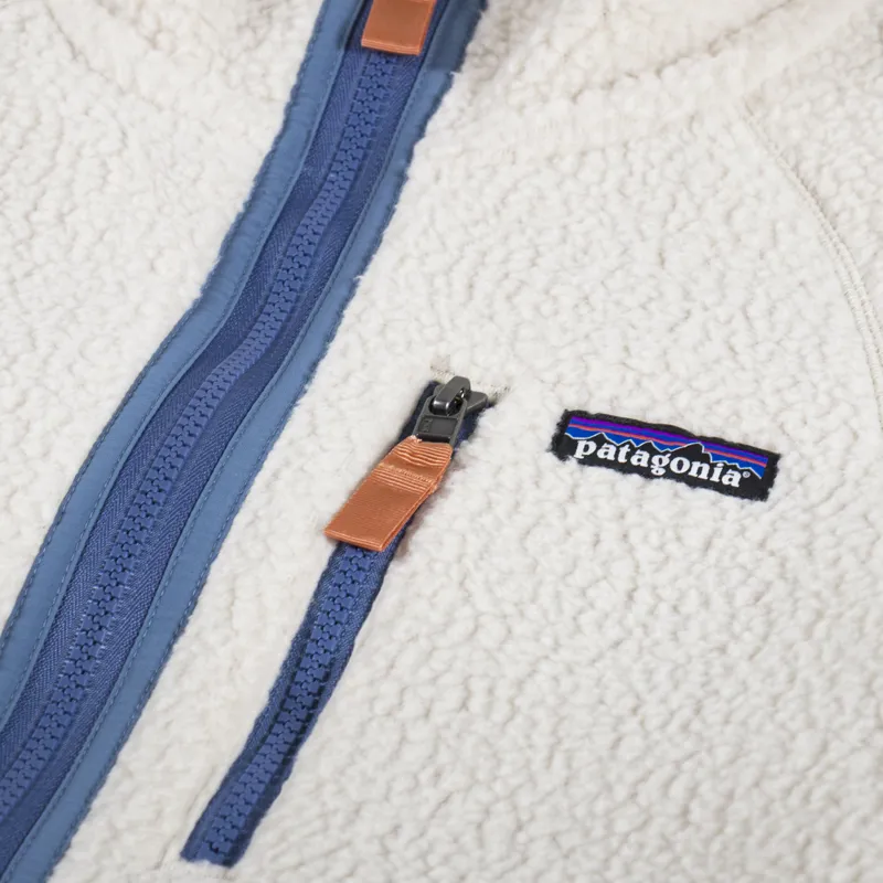 Patagonia Retro Pile Fleece Jacket Dark Natural Utility Blue-6
