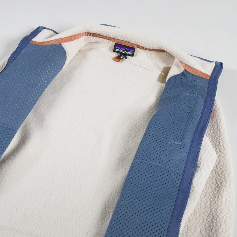 Patagonia Retro Pile Fleece Jacket Dark Natural Utility Blue-4