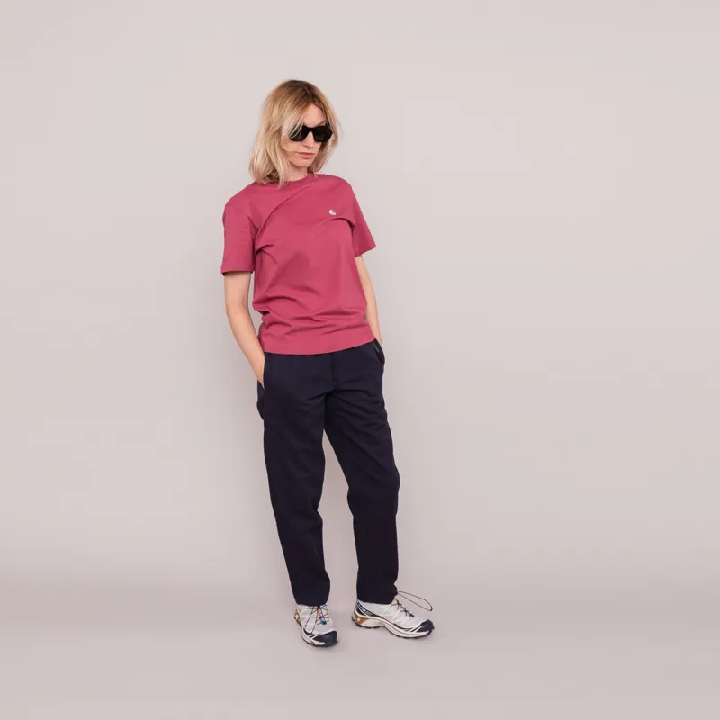 Carhartt WIP Womens Casey T Shirt Punch Silver-1