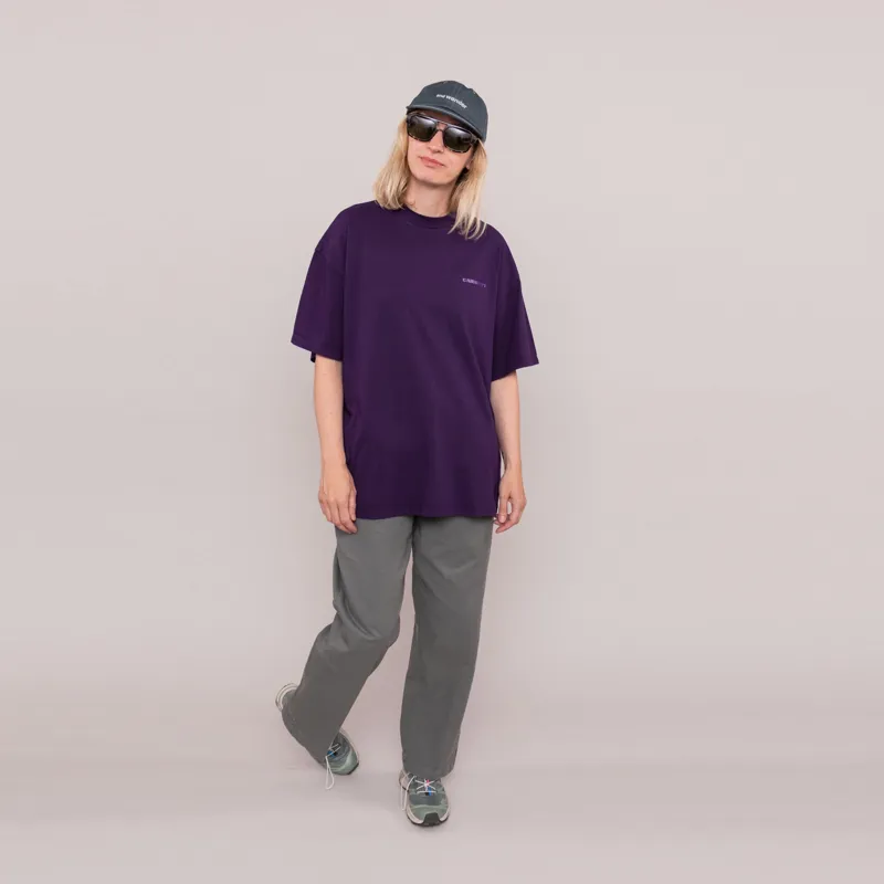 Carhartt WIP Womens Akron T Shirt Cassis-1