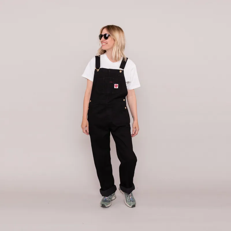 Carhartt WIP Womens Nash Overall Straight Black-1