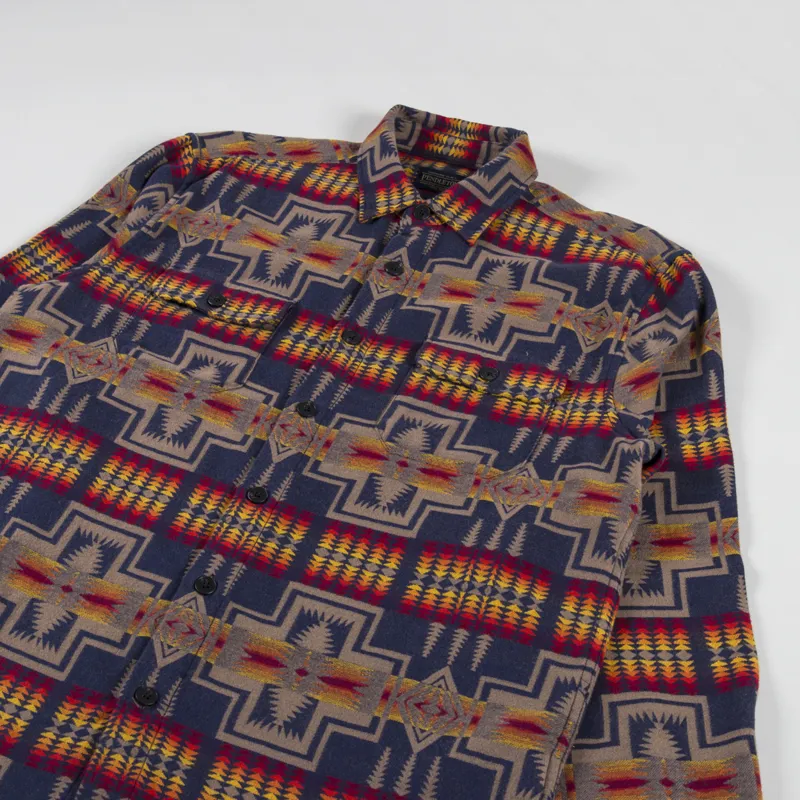 Pendleton Jacquard Explorer Shirt Harding Print-2