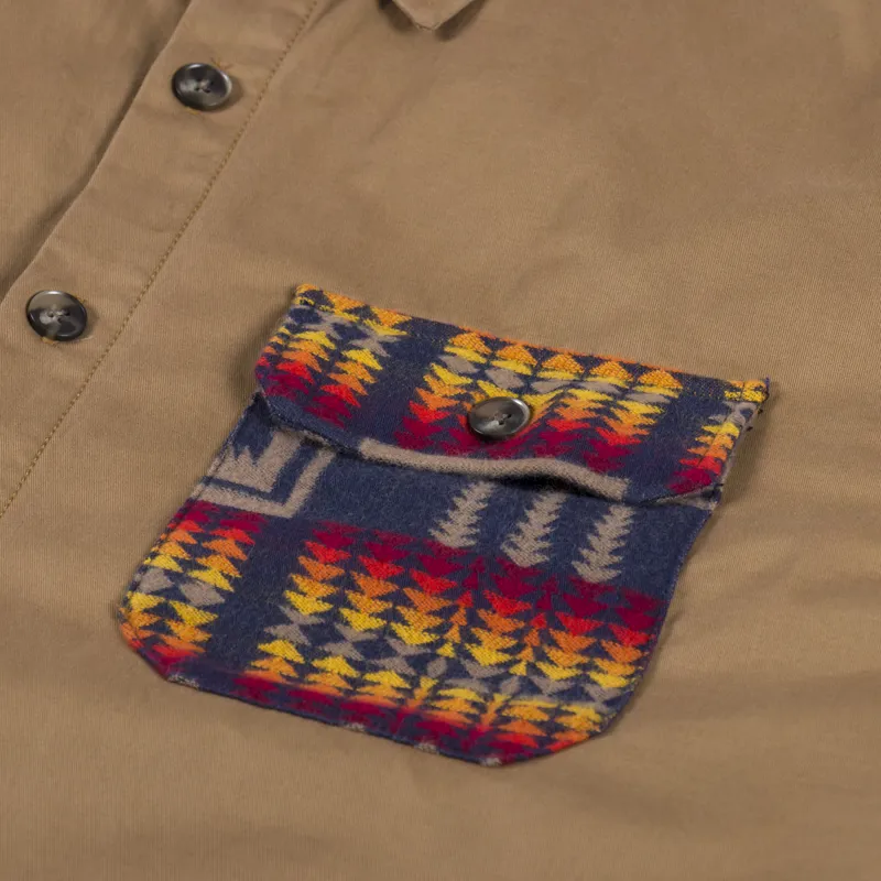 Pendleton Hunting Explorer Shirt Khaki Harding Print-7