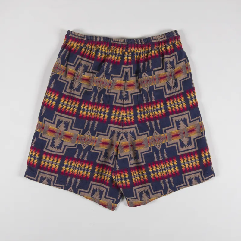 Pendleton Jacquard Utility Shorts Harding Print-2