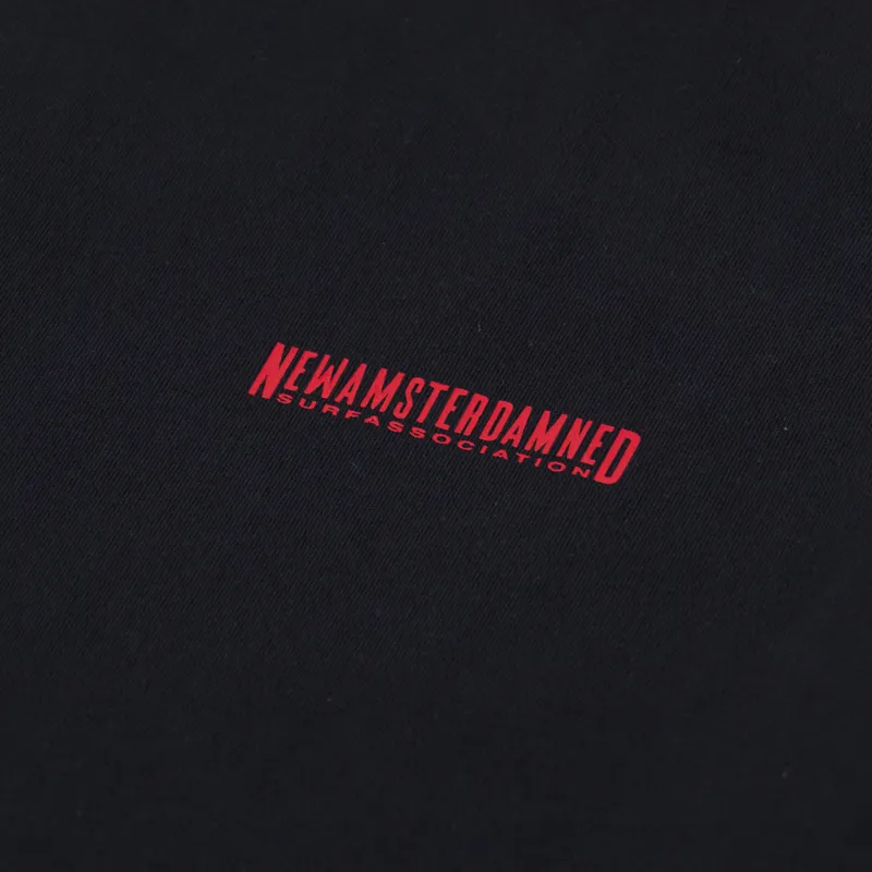 New Amsterdam Surf Association Nasa Tourist T Shirt Black-5