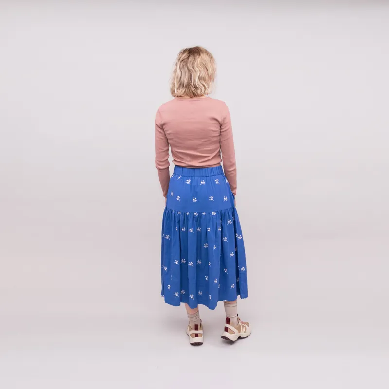 Sideline Womens Lia Skirt Blue-2