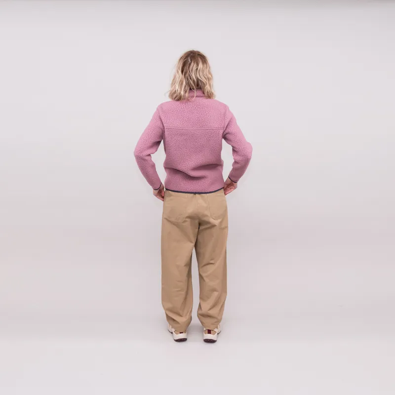 Patagonia Womens Retro Pile Fleece Jacket Evening Mauve-2