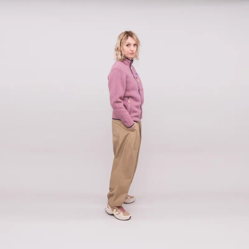 Patagonia Womens Retro Pile Fleece Jacket Evening Mauve-1