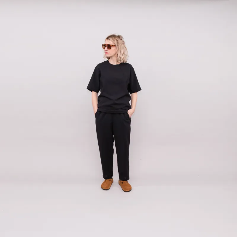 Snow Peak Womens Pe Light Poplin Pants Black-2