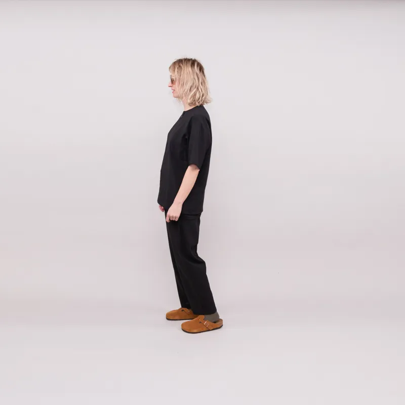 Snow Peak Womens Pe Light Poplin Pants Black-3