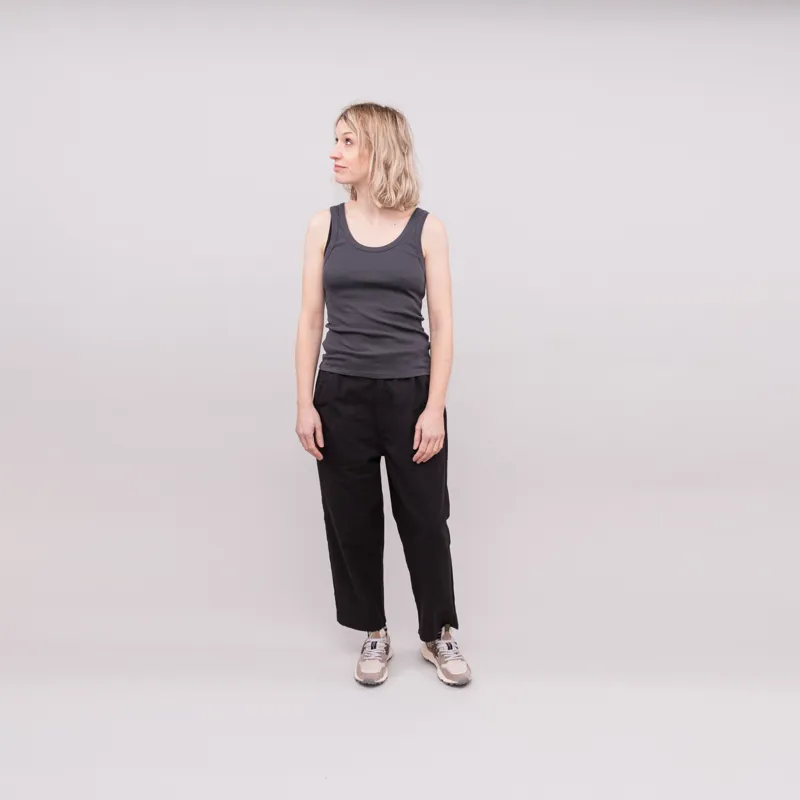 Colorful Standard Womens Organic Rib Tank Top Lava Grey-1