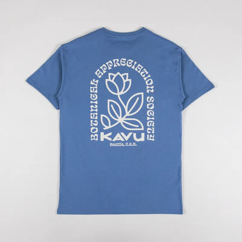 Kavu Botanical Society T Shirt Coronet Blue