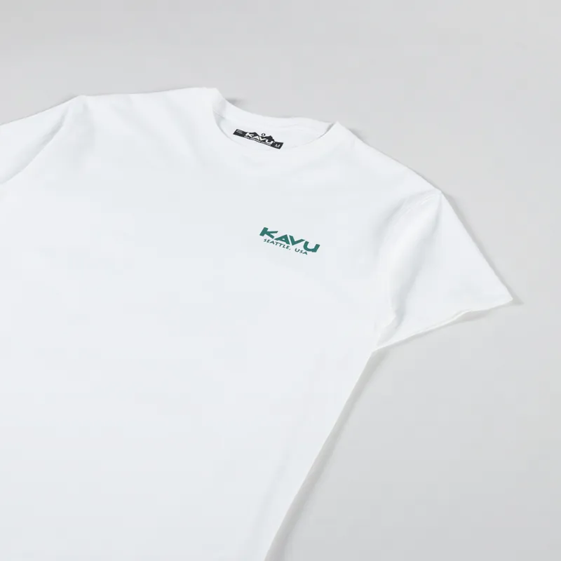 Kavu Chalk Marks T Shirt White-3