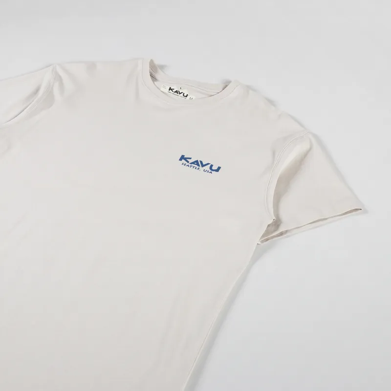 Kavu Chalk Marks T Shirt Oatmeal-3