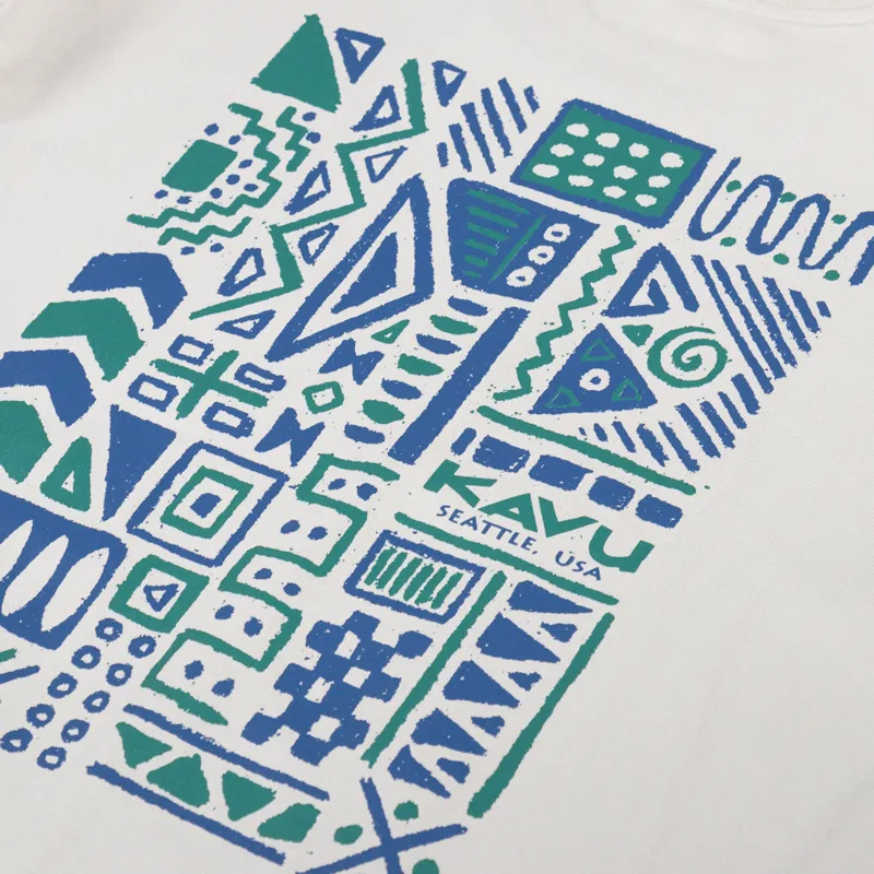 Kavu Chalk Marks T Shirt Oatmeal-4