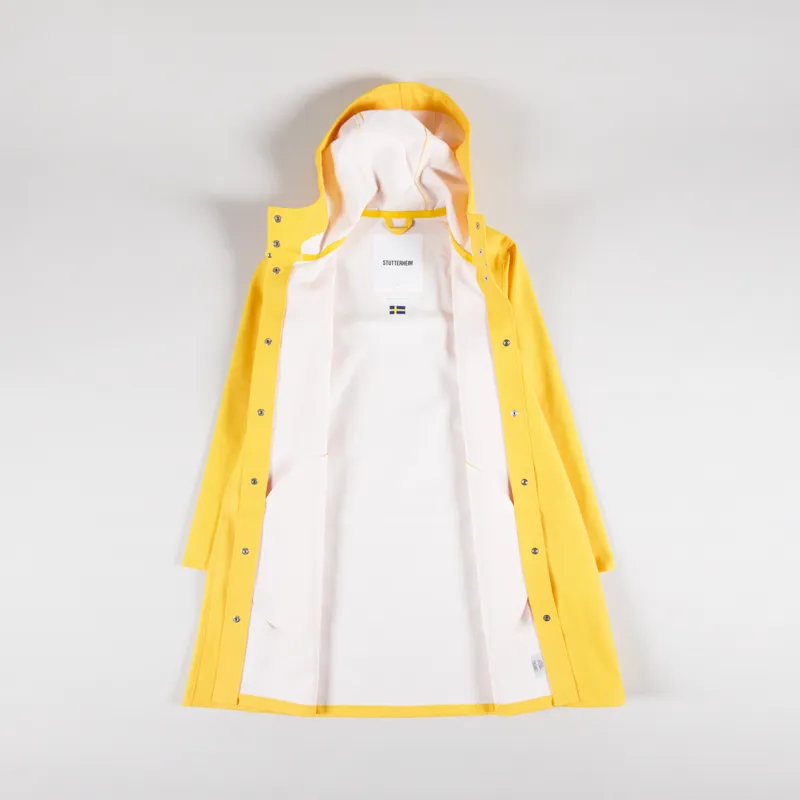 Stutterheim Womens Mosebacke Jacket Yellow-5