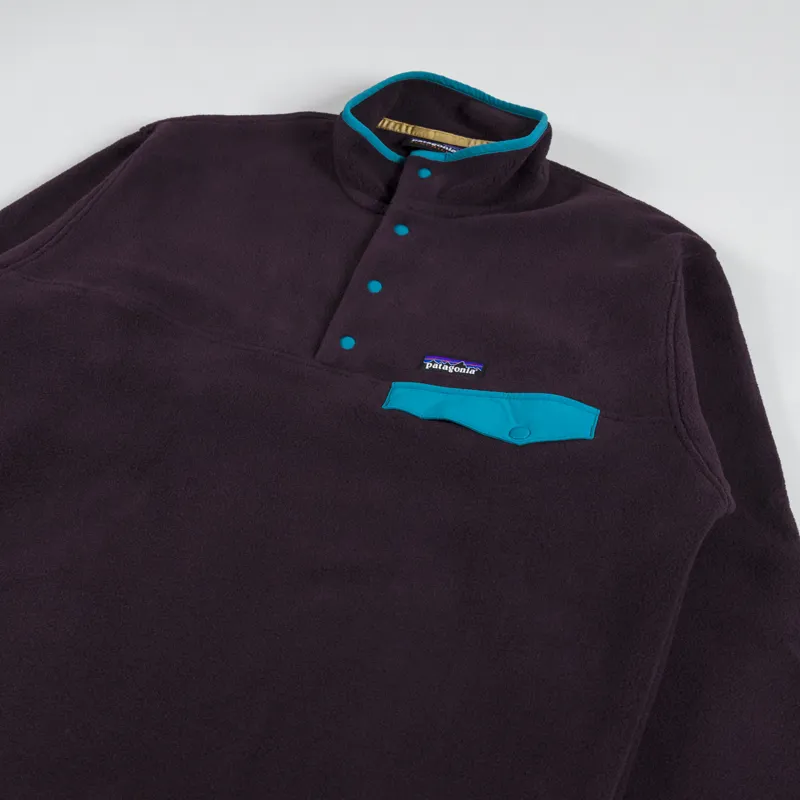Patagonia Synchilla Snap-T Fleece Pullover Obsidian Plum-2