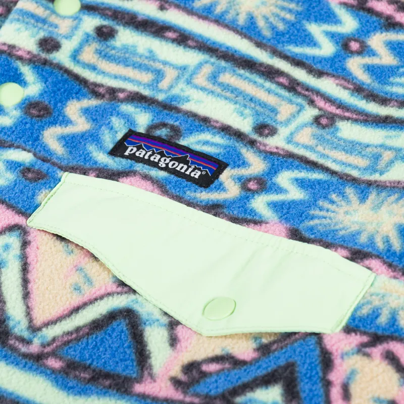 Patagonia Lightweight Synchilla Snap-T Fleece Pullover Salamander Green-5