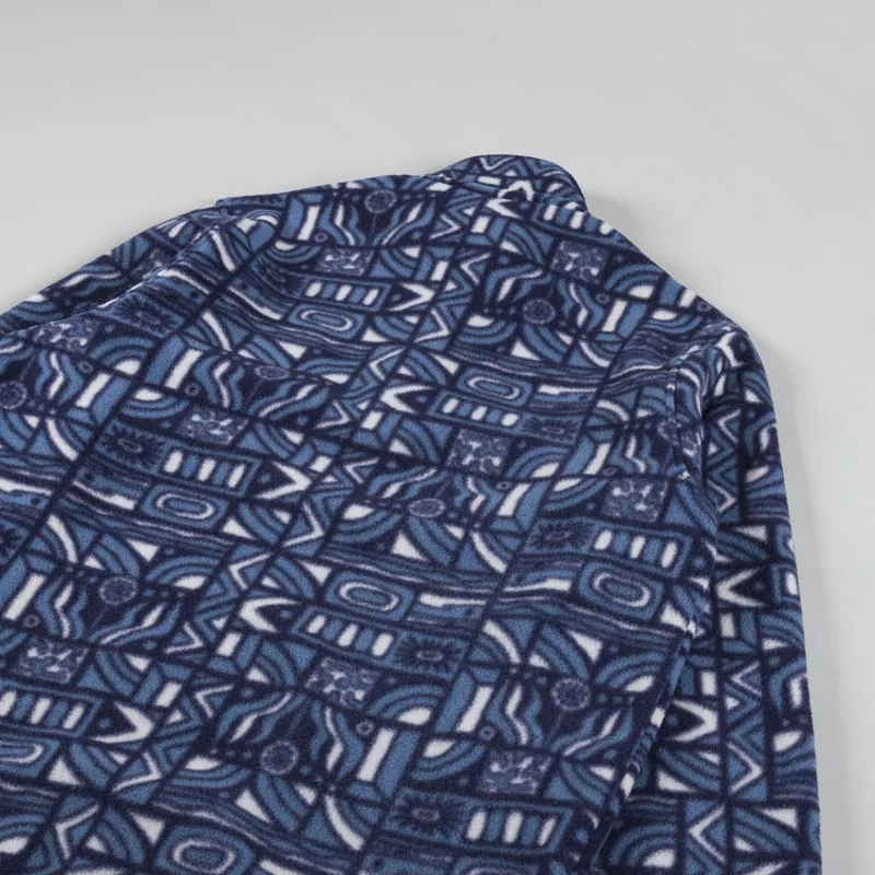 Patagonia Lightweight Synchilla Snap-T Fleece Pullover New Visions New Navy-7