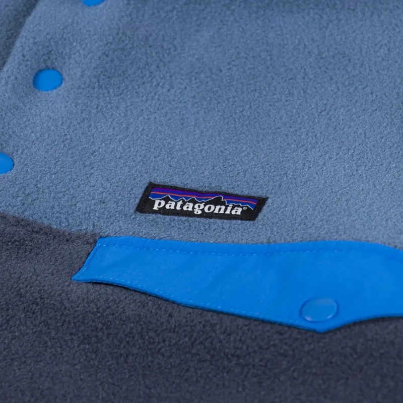 Patagonia Lightweight Synchilla Snap-T Fleece Pullover Smolder Blue-3