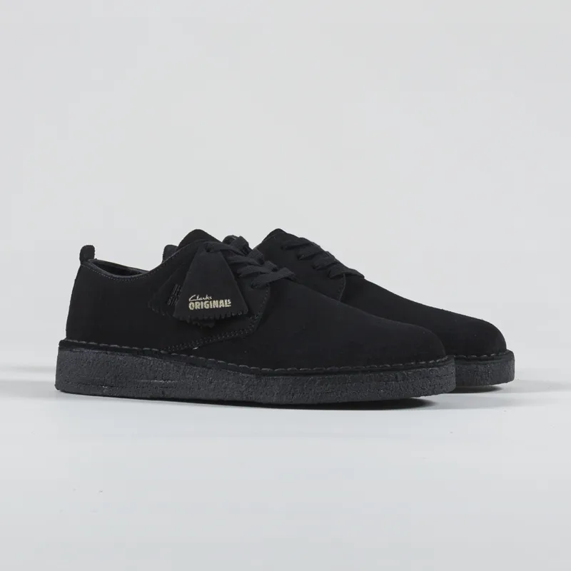 Clarks desert london navy store