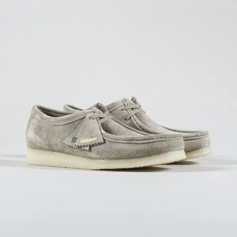Clarks Men's Wallabee Moccasin - Green Suede Casual Shoes, Medium Width (044601)