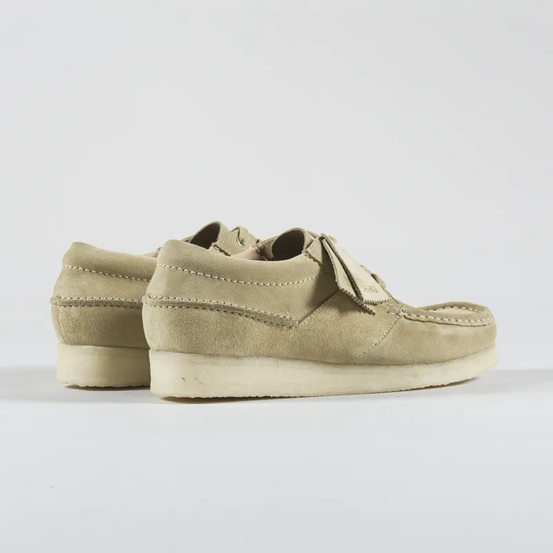 Clarks Originals Wallabee Boat Shoes Maple Suede-1