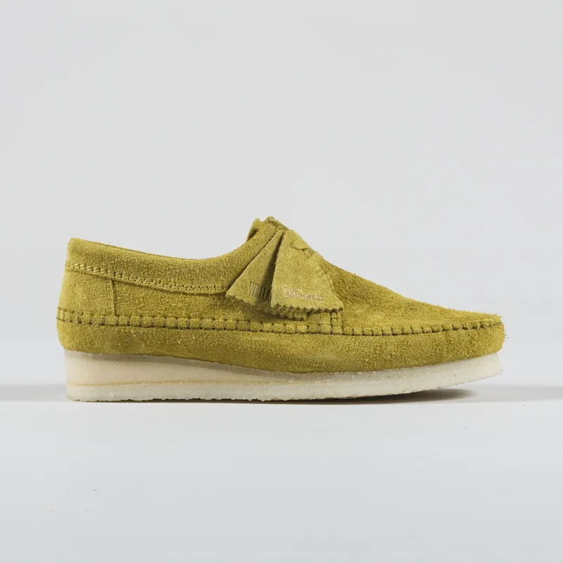 Clarks Originals Weaver Shoes Olive Suede-1
