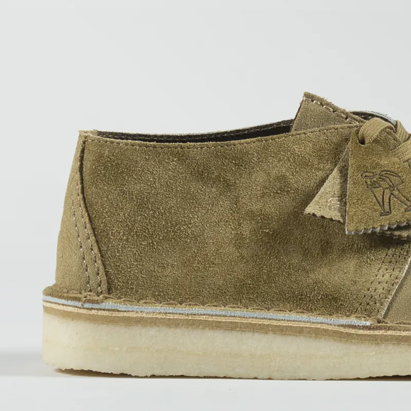 Desert trek olive suede hotsell