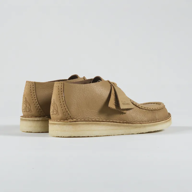 Clarks Originals Desert Nomad Shoes Mid Tan Leather-1