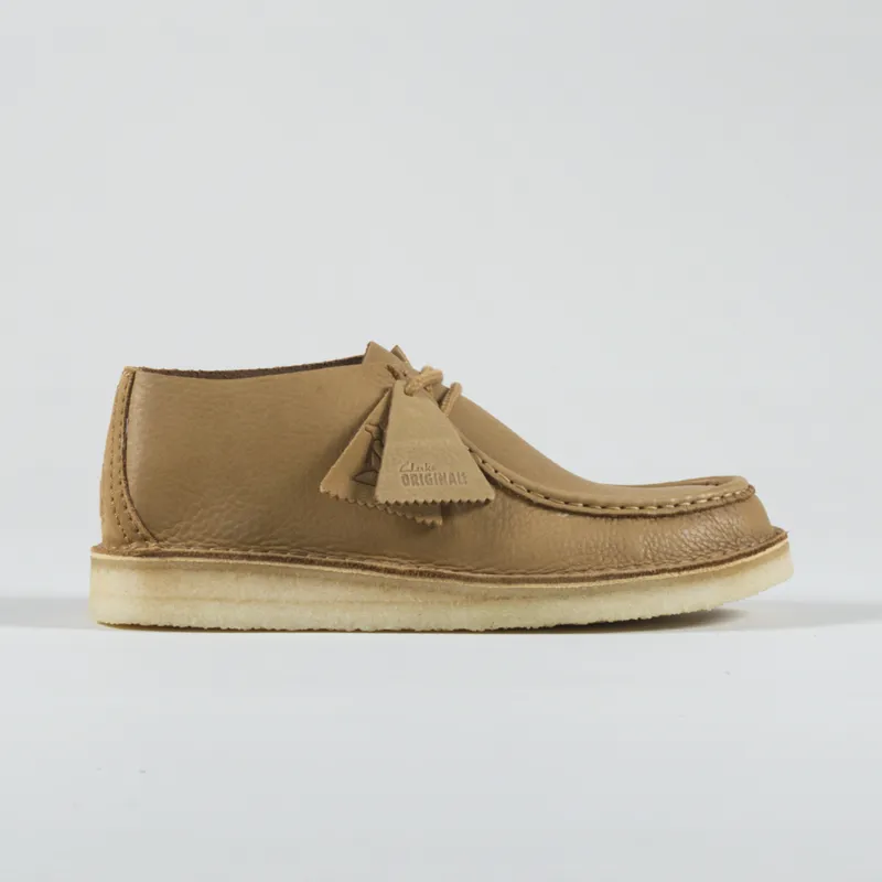 Clarks Originals Desert Nomad Shoes Mid Tan Leather-2