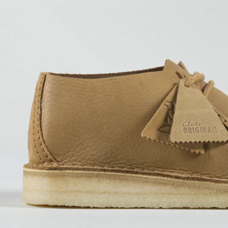 Clarks Originals Desert Nomad Shoes Mid Tan Leather-4