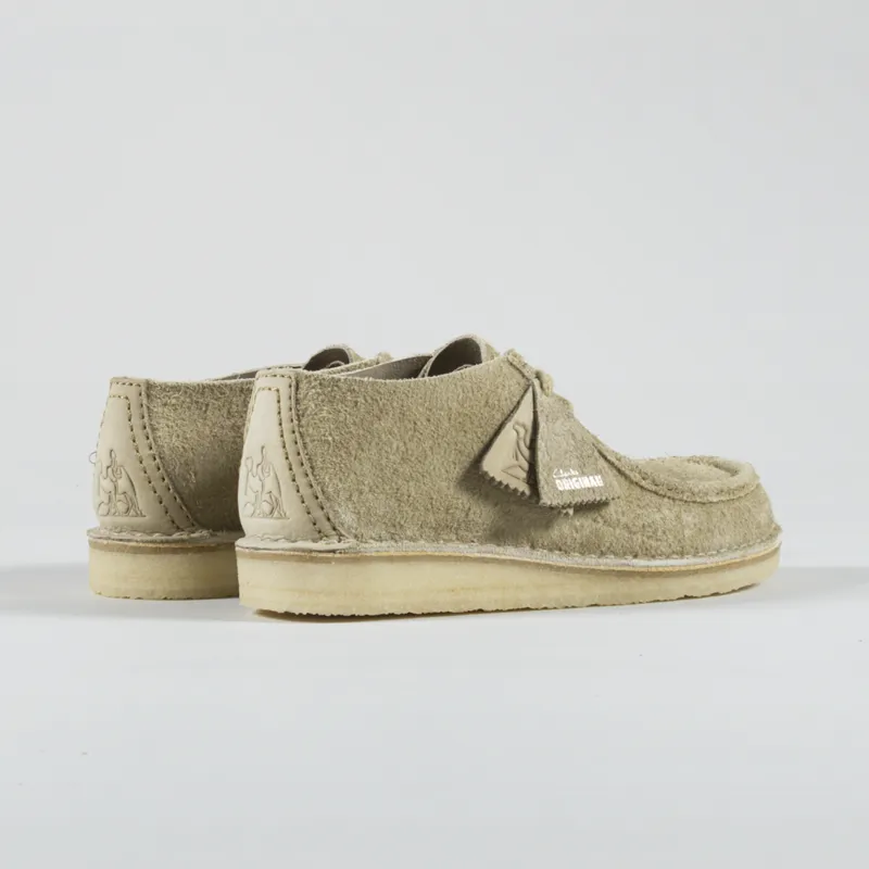 Clarks Originals Desert Nomad Shoes Maple Hairy Suede-1