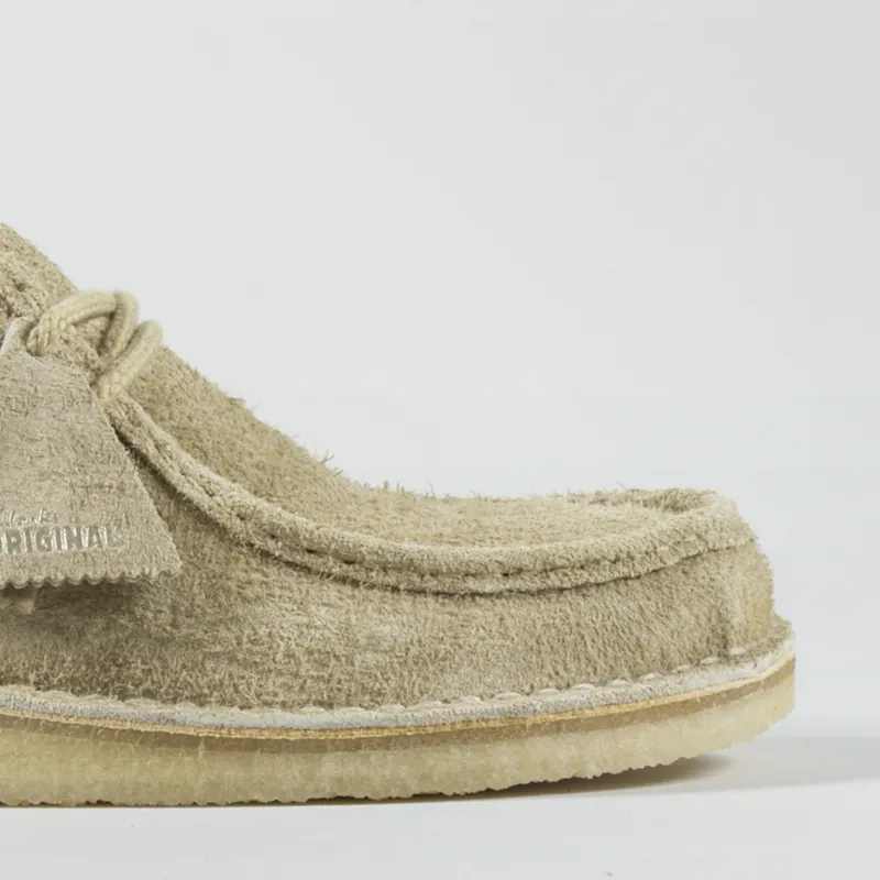 Clarks Originals Desert Nomad Shoes Maple Hairy Suede-5