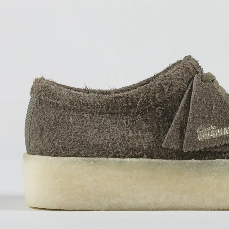 Clarks Originals Wallabee Cup Shoes Pale Khaki Suede-4