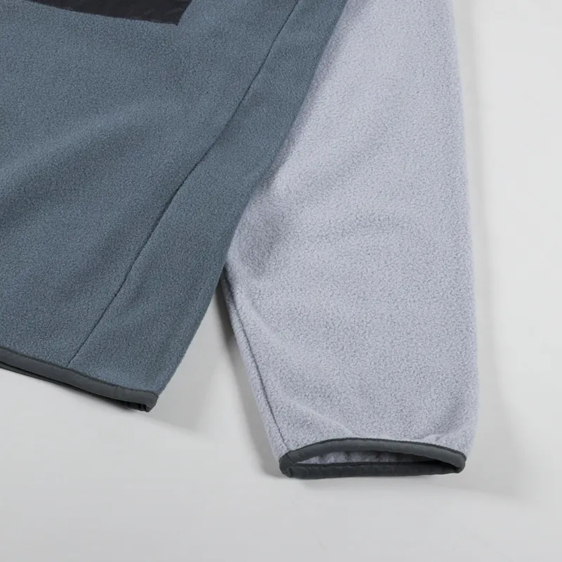 Patagonia Microdini Half Zip Fleece Pullover Nouveau Green Salt Grey-3