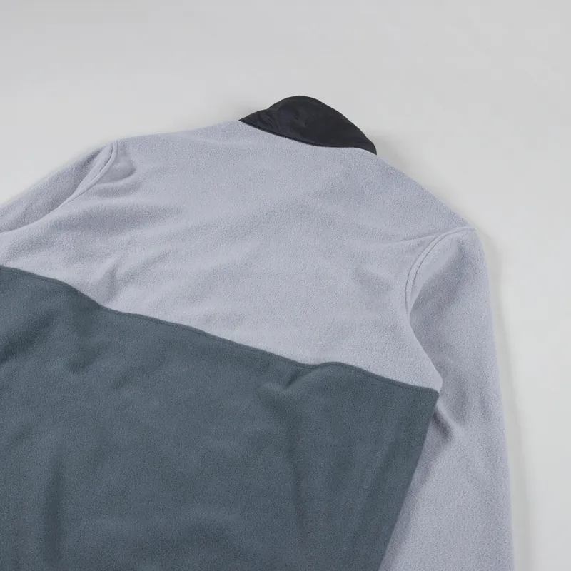 Patagonia Microdini Half Zip Fleece Pullover Nouveau Green Salt Grey-7