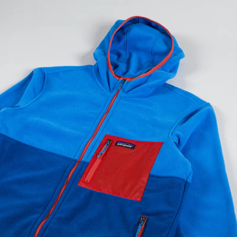 Patagonia Microdini Fleece Hoody Endless Blue-3