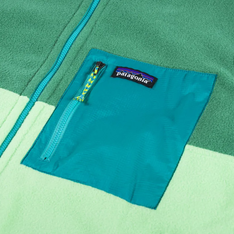 Patagonia Microdini Fleece Hoody Glisten Green-6