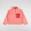 Patagonia Womens Microdini Half Zip Fleece Pullover Coho Coral