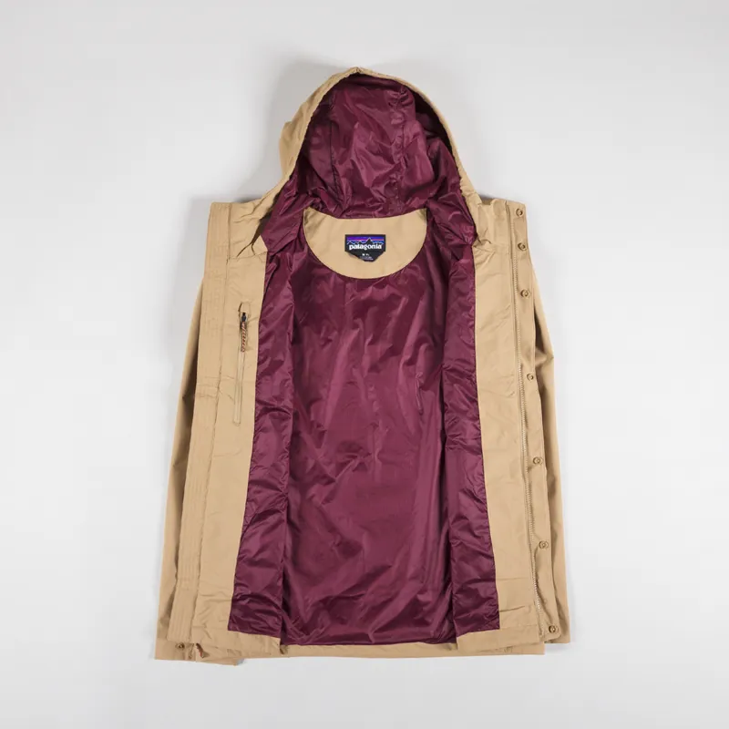Patagonia Jackson Glacier Rain Jacket Grayling Brown-1