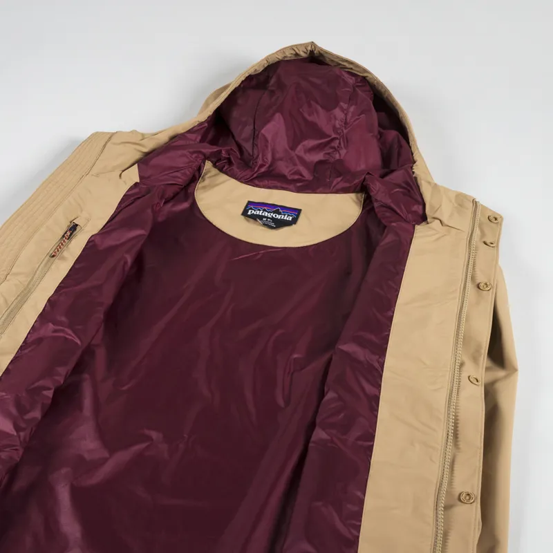Patagonia Jackson Glacier Rain Jacket Grayling Brown-4
