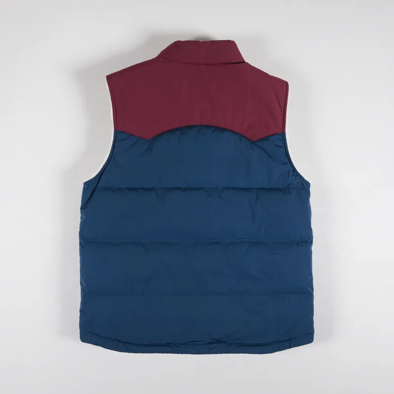Patagonia Reversible Bivy Down Vest Tidepool Blue-4