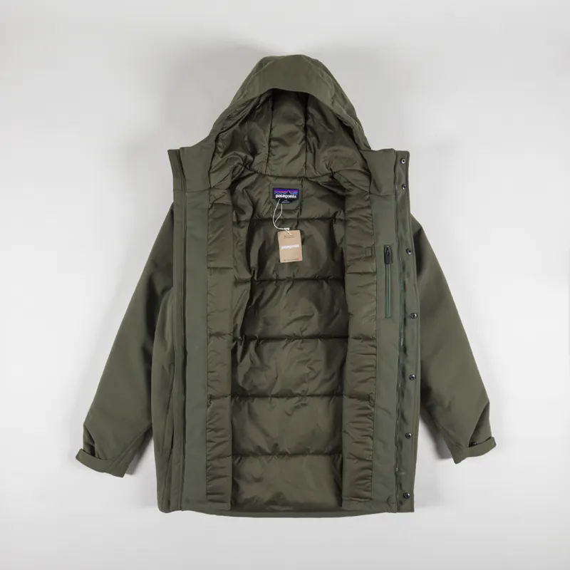 Patagonia Mens Lone Mountain Winter Down Parka Basin Green